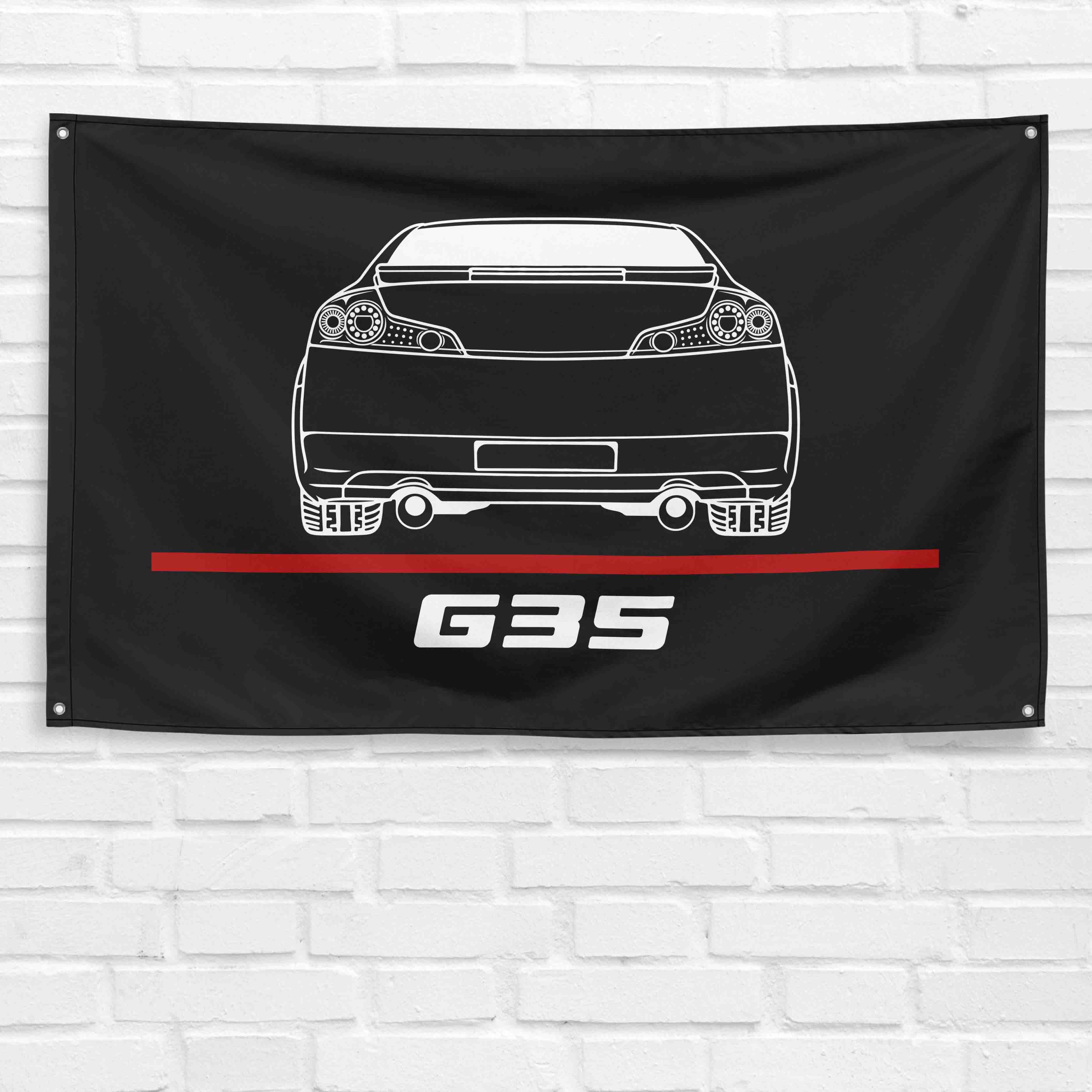 G35 End 3x5 ft Flag Garage Wall Decor Birthday Gift Banner