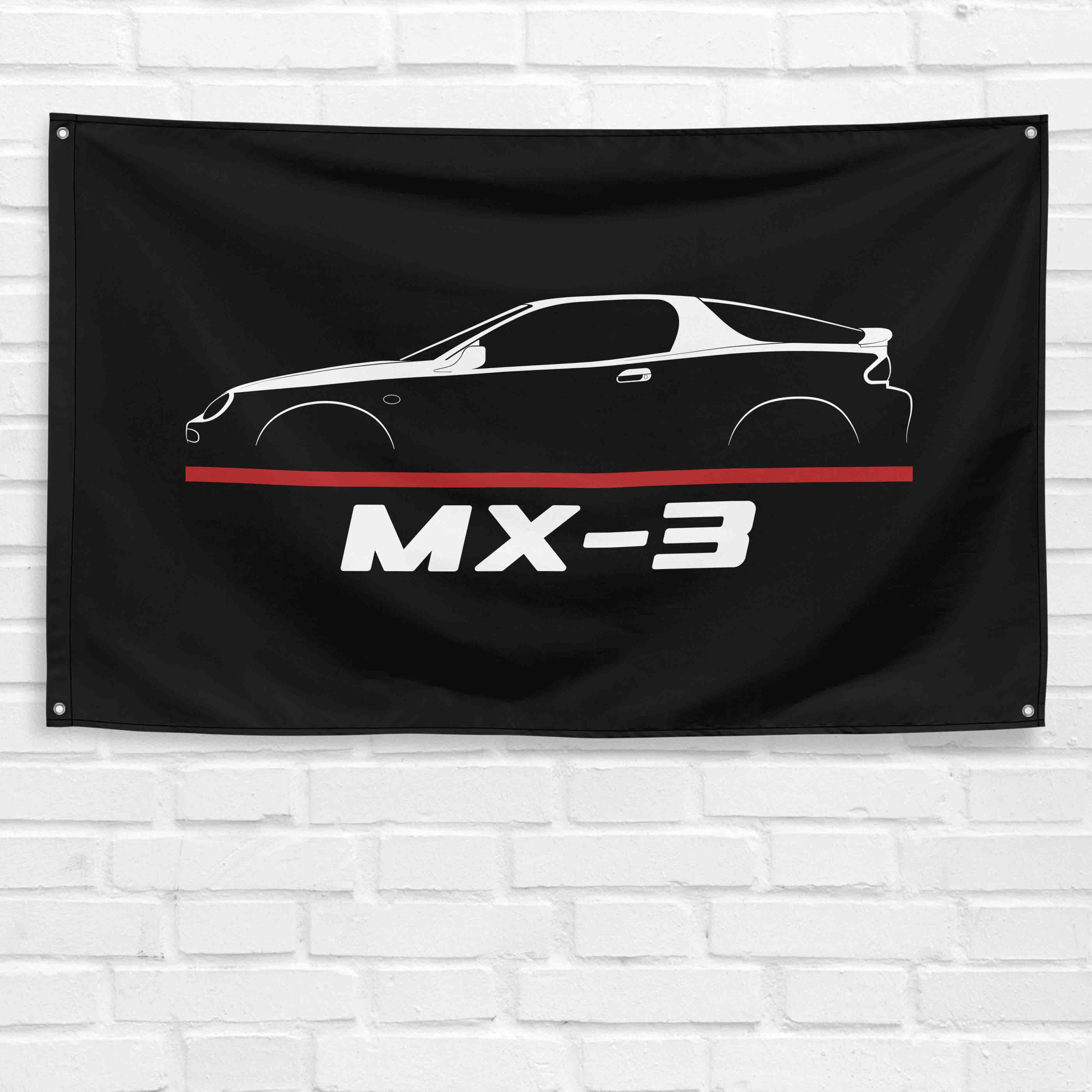 MX-3 1991-1998 3x5 ft Flag Garage Wall Decor Birthday Gift Banner
