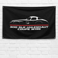 300 SLR Uhlenhaut Coupe W196 1954-1955 3x5 ft Flag Garage Wall Decor Banner