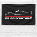 Corvette C5 Convertible 3x5 ft Flag Garage Wall Decor Birthday Gift Banner