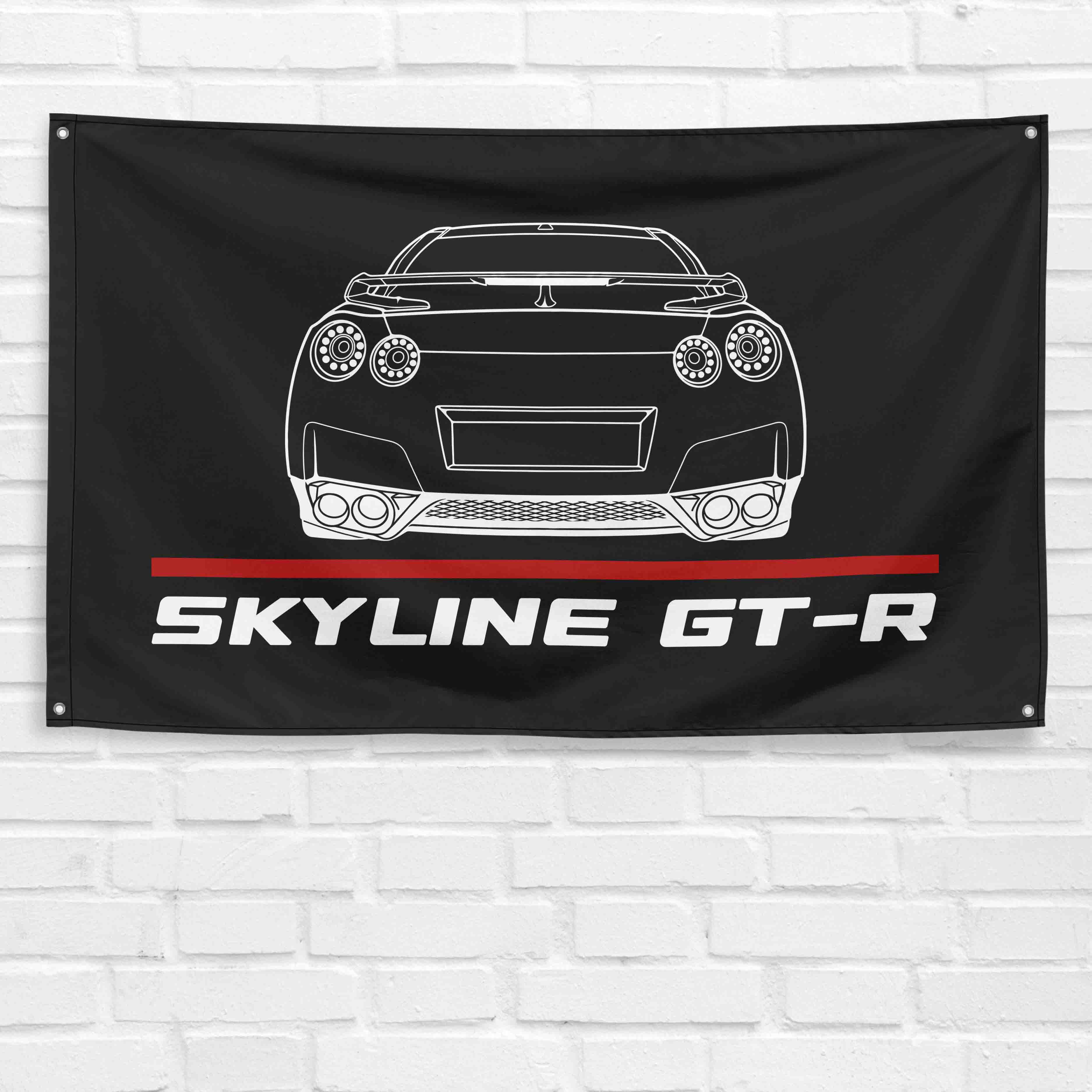 Skyline GT-R 3x5 ft Flag Garage Wall Decor Birthday Gift Banner