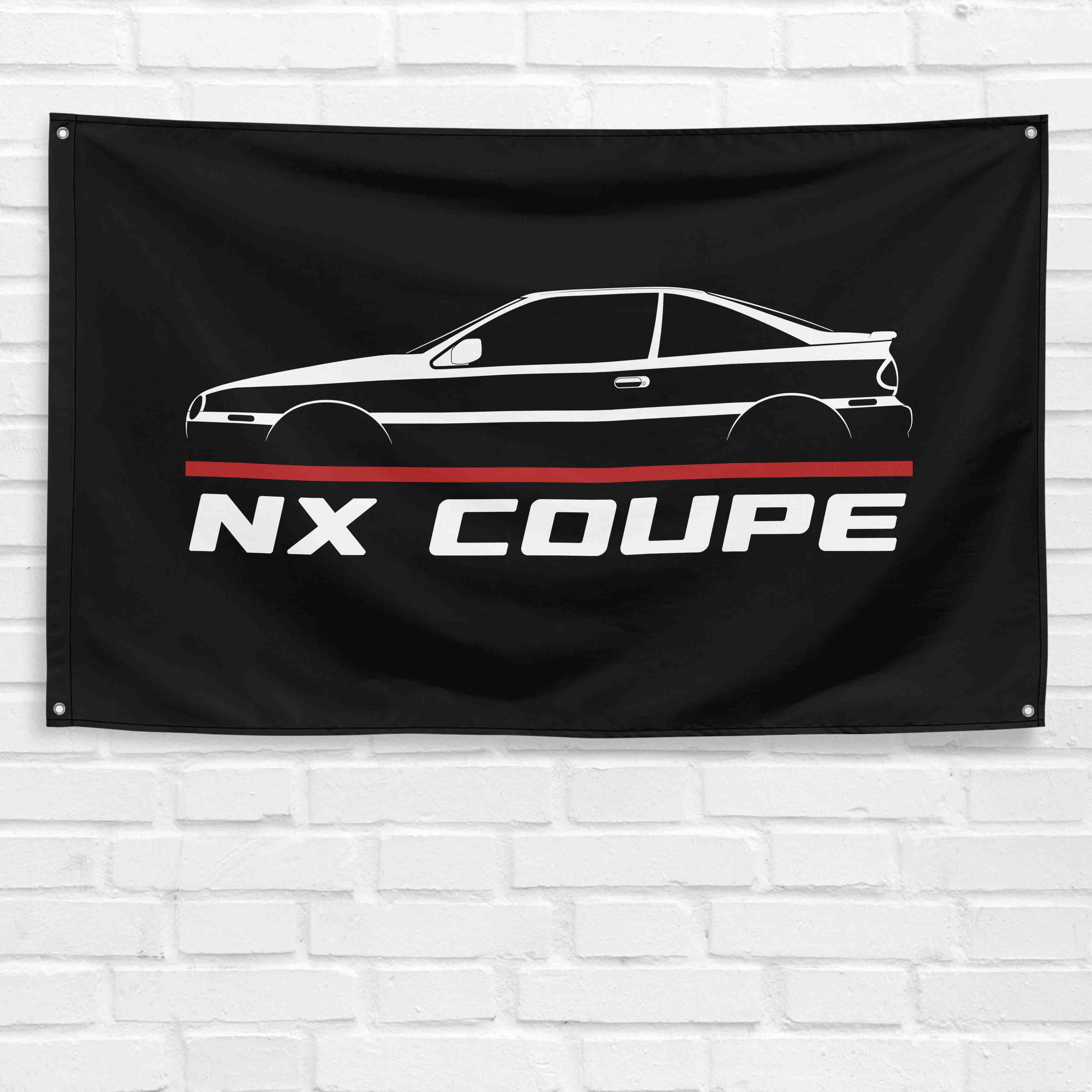NX Coupe 1990-1994 3x5 ft Flag Garage Wall Decor Birthday Gift Banner