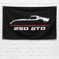 250 GTO 1962-1964 3x5 ft Flag Garage Wall Decor Birthday Gift Banner