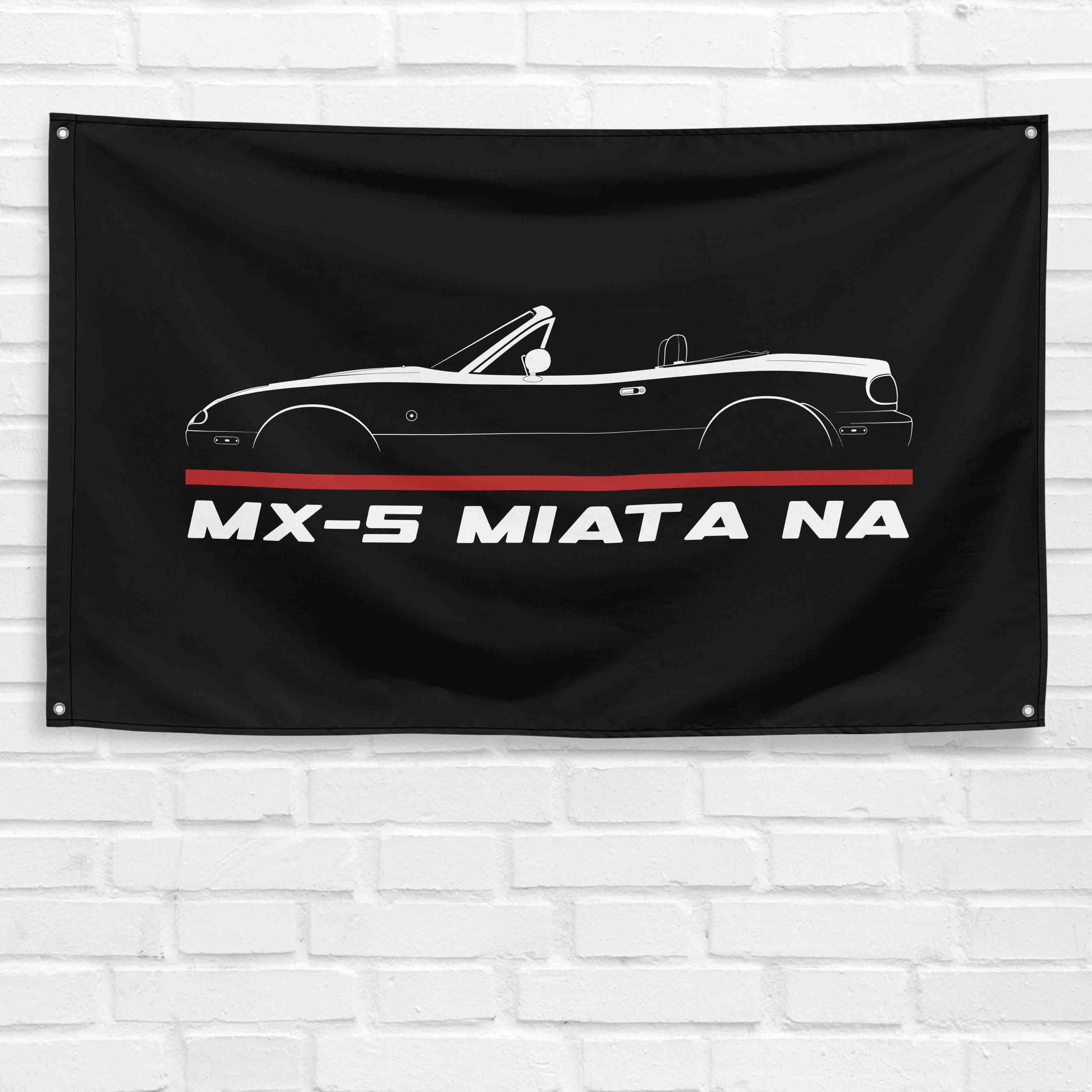 MX-5 Miata NA 1989-1997 3x5 ft Flag Garage Wall Decor Birthday Gift Banner