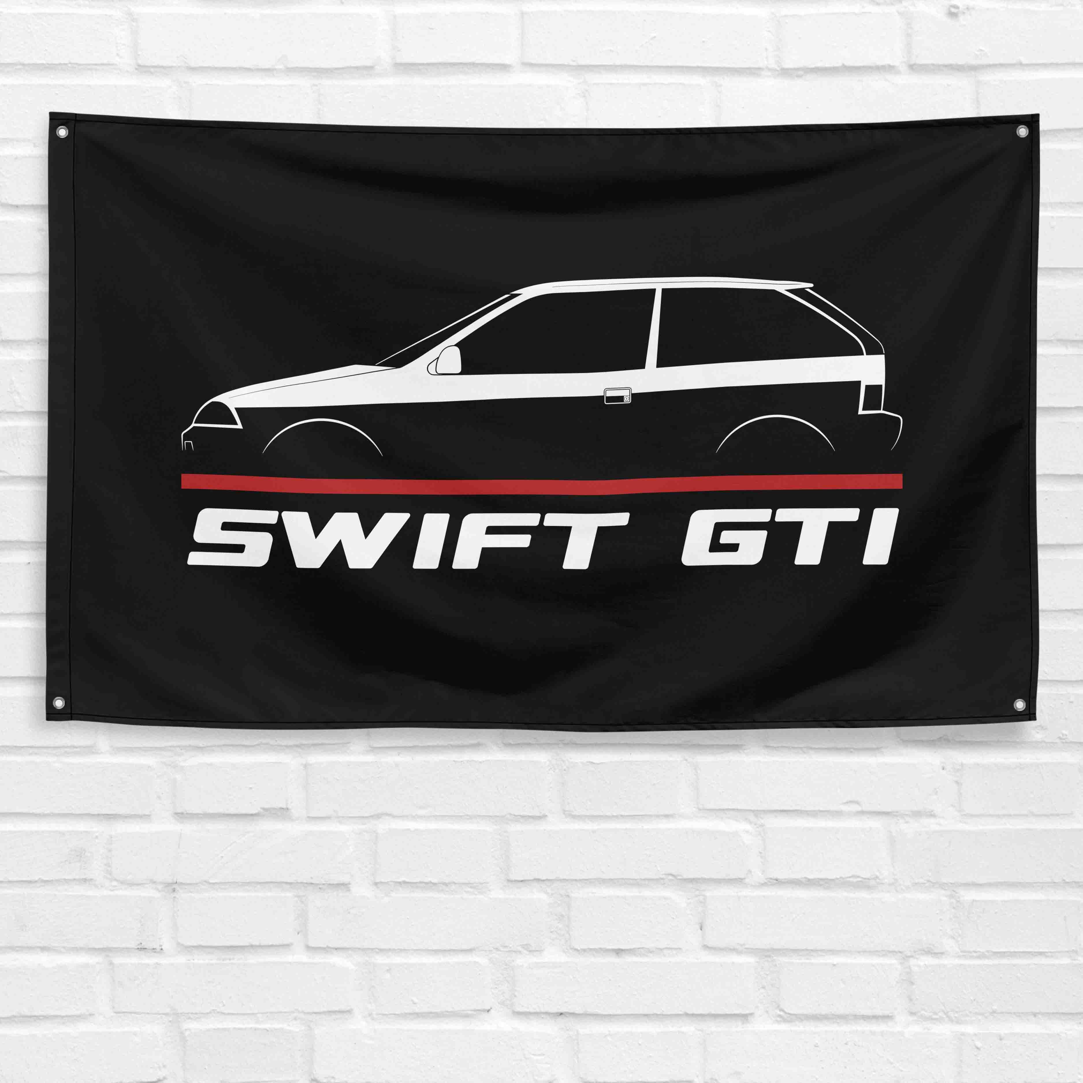 Swift GTi 1986-1988 3x5 ft Flag Garage Wall Decor Birthday Gift Banner