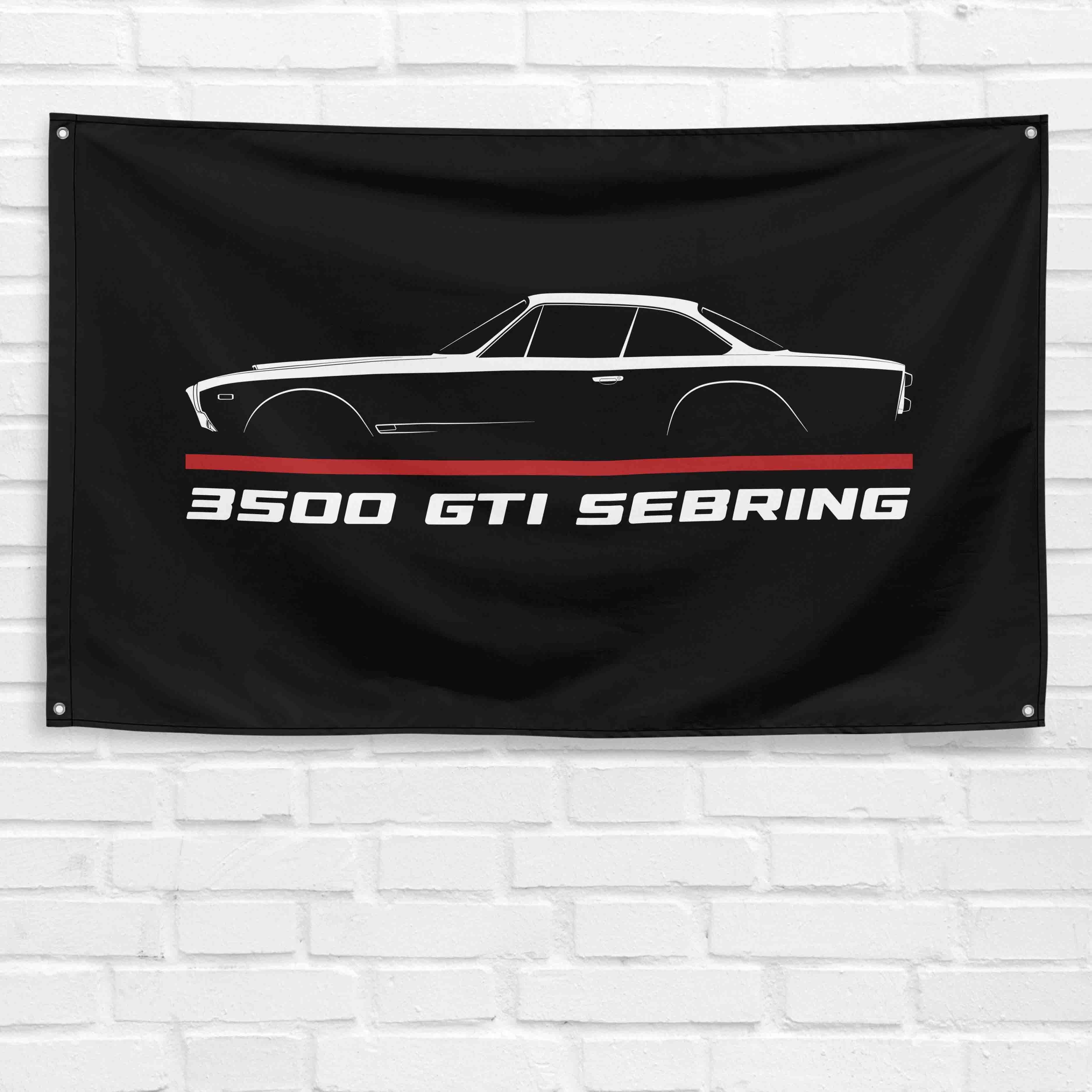3500 GTi Sebring 1962-1969 3x5 ft Flag Garage Wall Decor Birthday Gift Banner