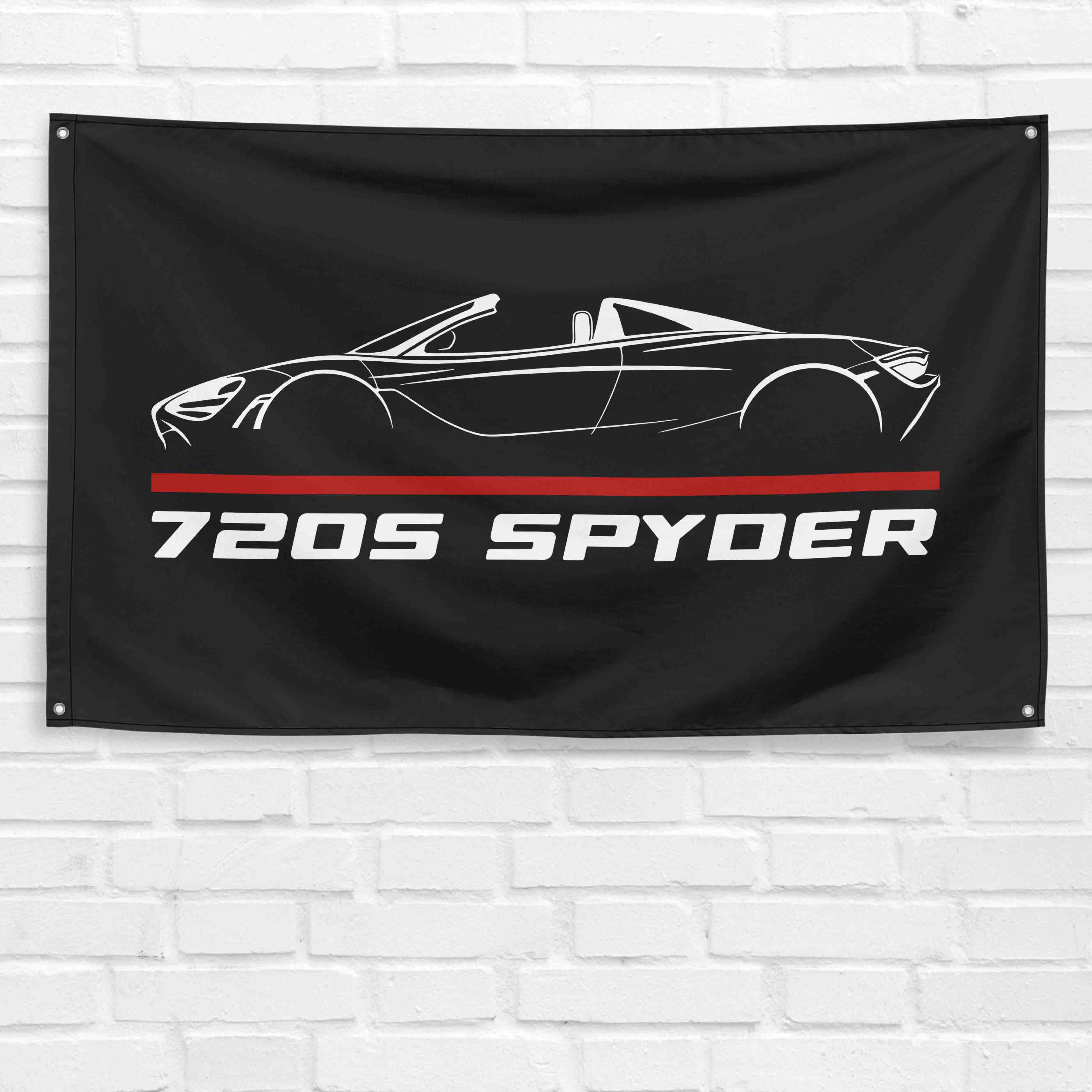 720S Spyder Supercar 3x5 ft Flag Garage Wall Decor Birthday Gift Banner