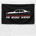 IS 200 XE10 1999-2005 3x5 ft Flag Garage Wall Decor Birthday Gift Banner