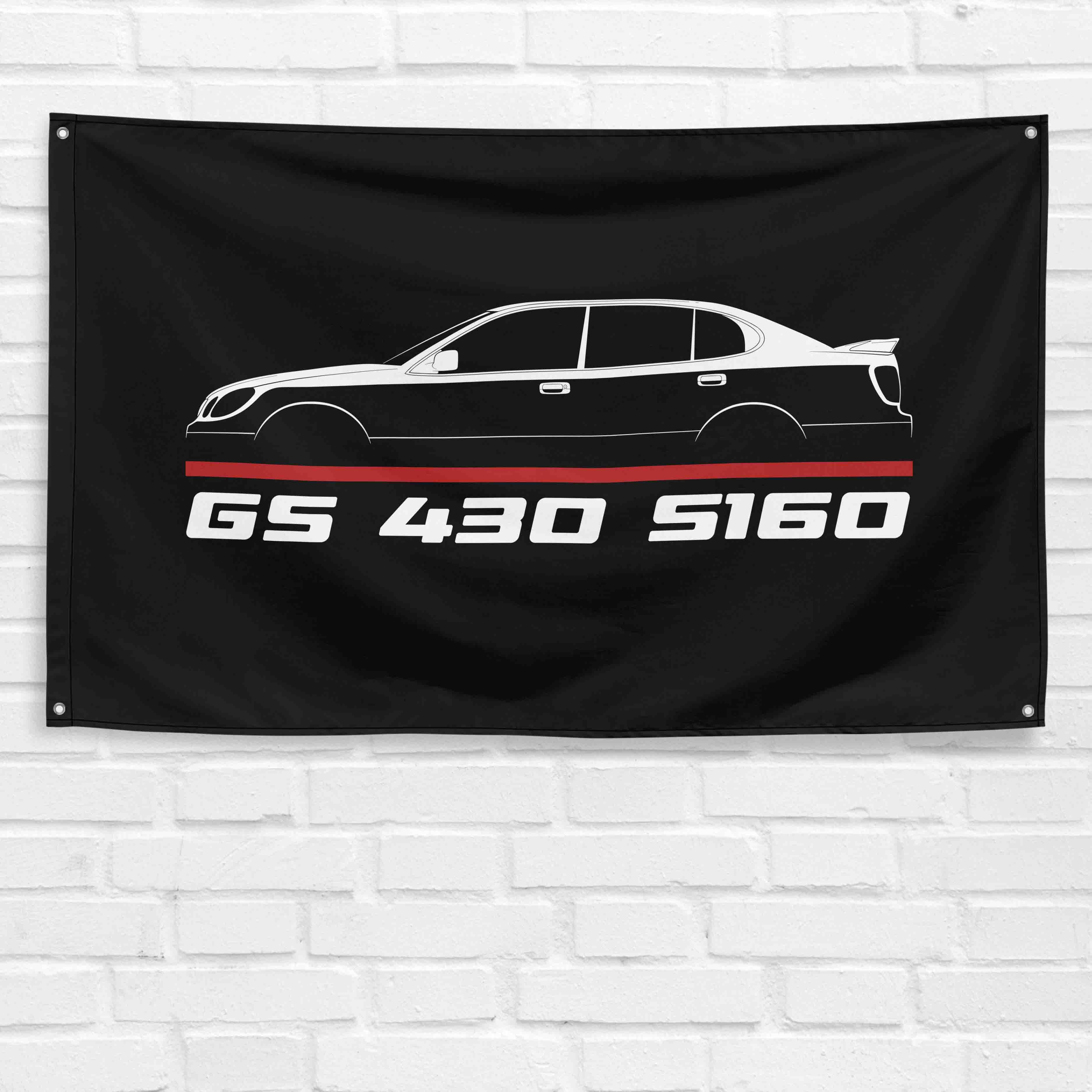 GS 430 S160 1998-2005 3x5 ft Flag Garage Wall Decor Birthday Gift Banner