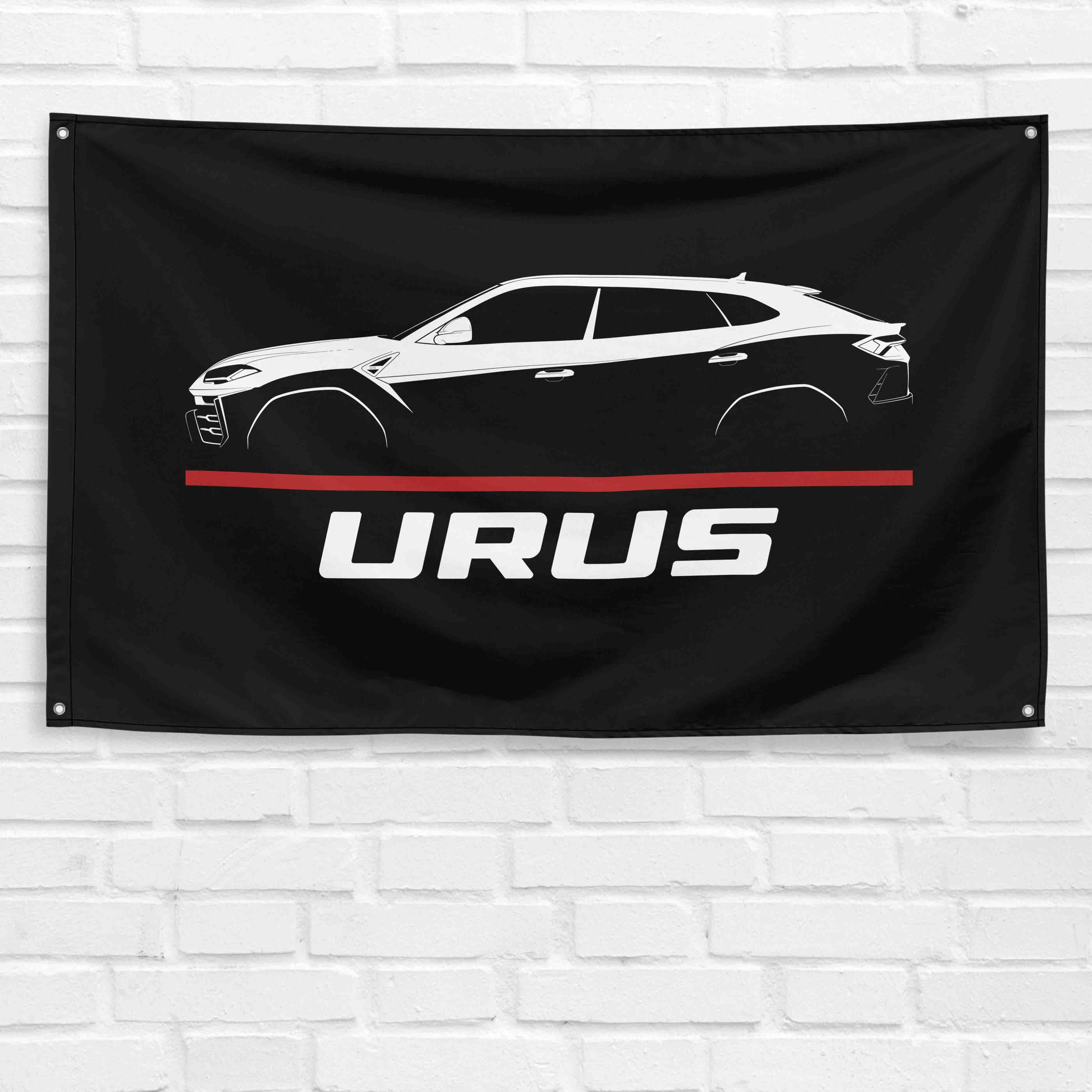 Urus 2018 3x5 ft Flag Garage Wall Decor Birthday Gift Banner