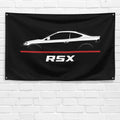 RSX 2002-2006 3x5 ft Flag Garage Wall Decor Birthday Gift Banner