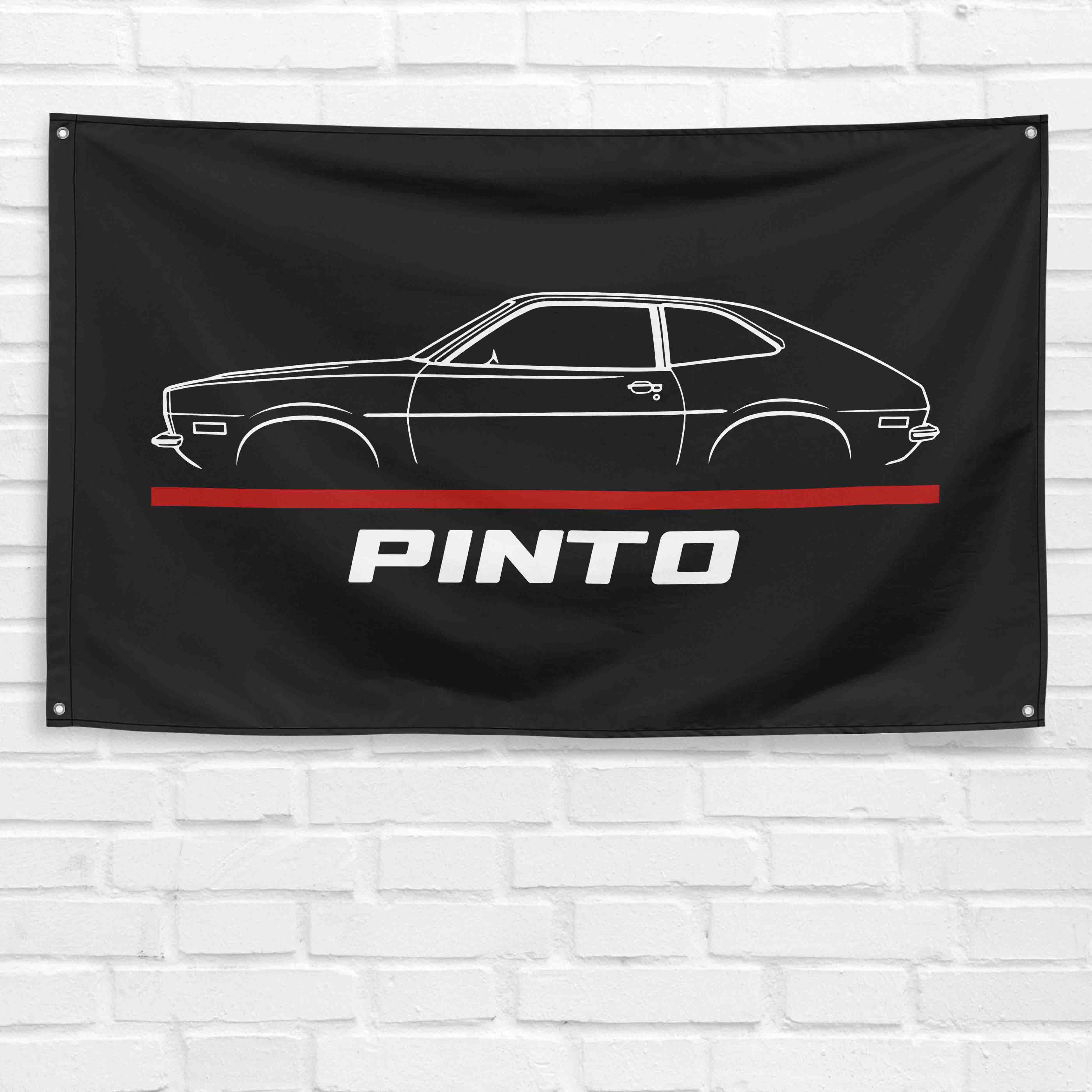 Pinto Hatchback 1971 3x5 ft Flag Garage Wall Decor Birthday Gift Banner