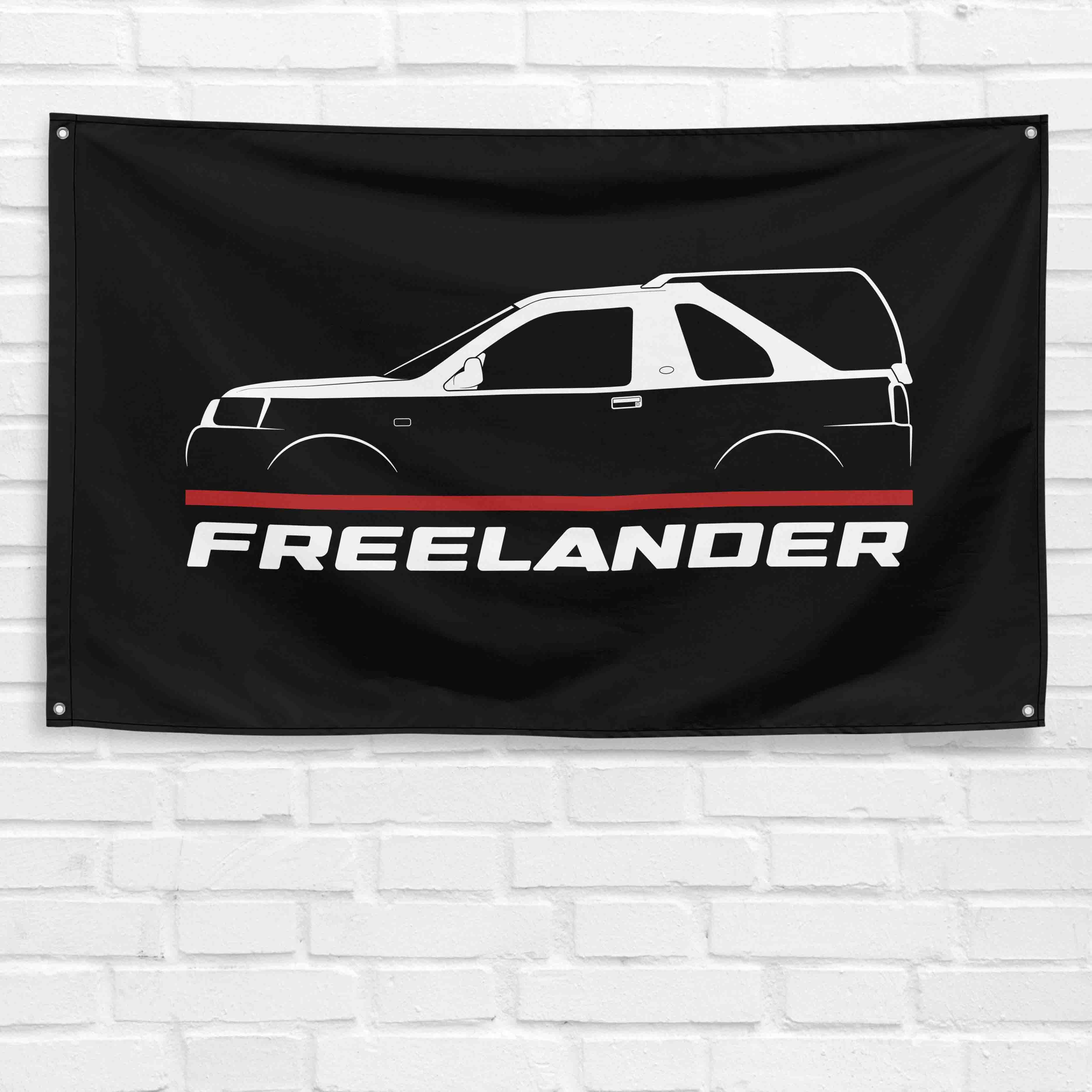 Freelander 3-Door 1997-2006 3x5 ft Flag Garage Wall Decor Birthday Gift Banner