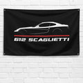 612 Scaglietti 2004-2011 3x5 ft Flag Garage Wall Decor Birthday Gift Banner