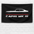 Capri Mk III 1978-1986 3x5 ft Flag Garage Wall Decor Birthday Gift Banner