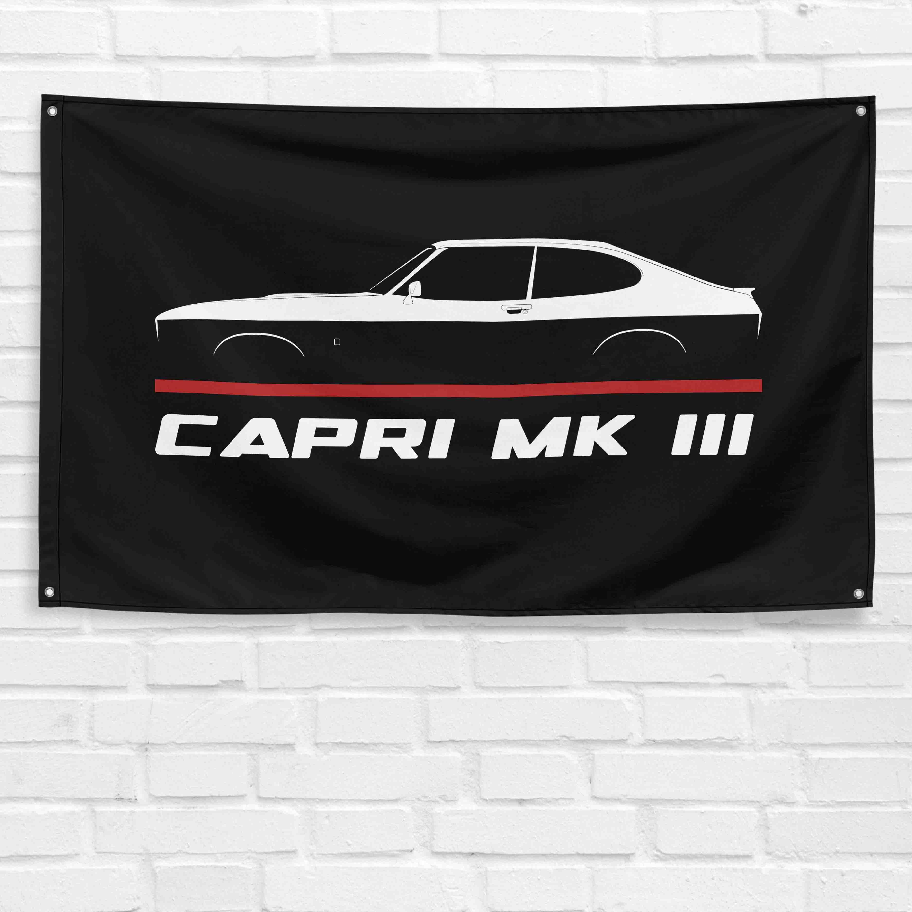 Capri Mk III 1978-1986 3x5 ft Flag Garage Wall Decor Birthday Gift Banner