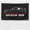 Silvia S15 1999 3x5 ft Flag Garage Wall Decor Birthday Gift Banner