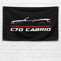 C70 Cabrio 1996-2005 3x5 ft Flag Garage Wall Decor Birthday Gift Banner