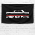 280 SE W116 1972-1980 3x5 ft Flag Garage Wall Decor Birthday Gift Banner