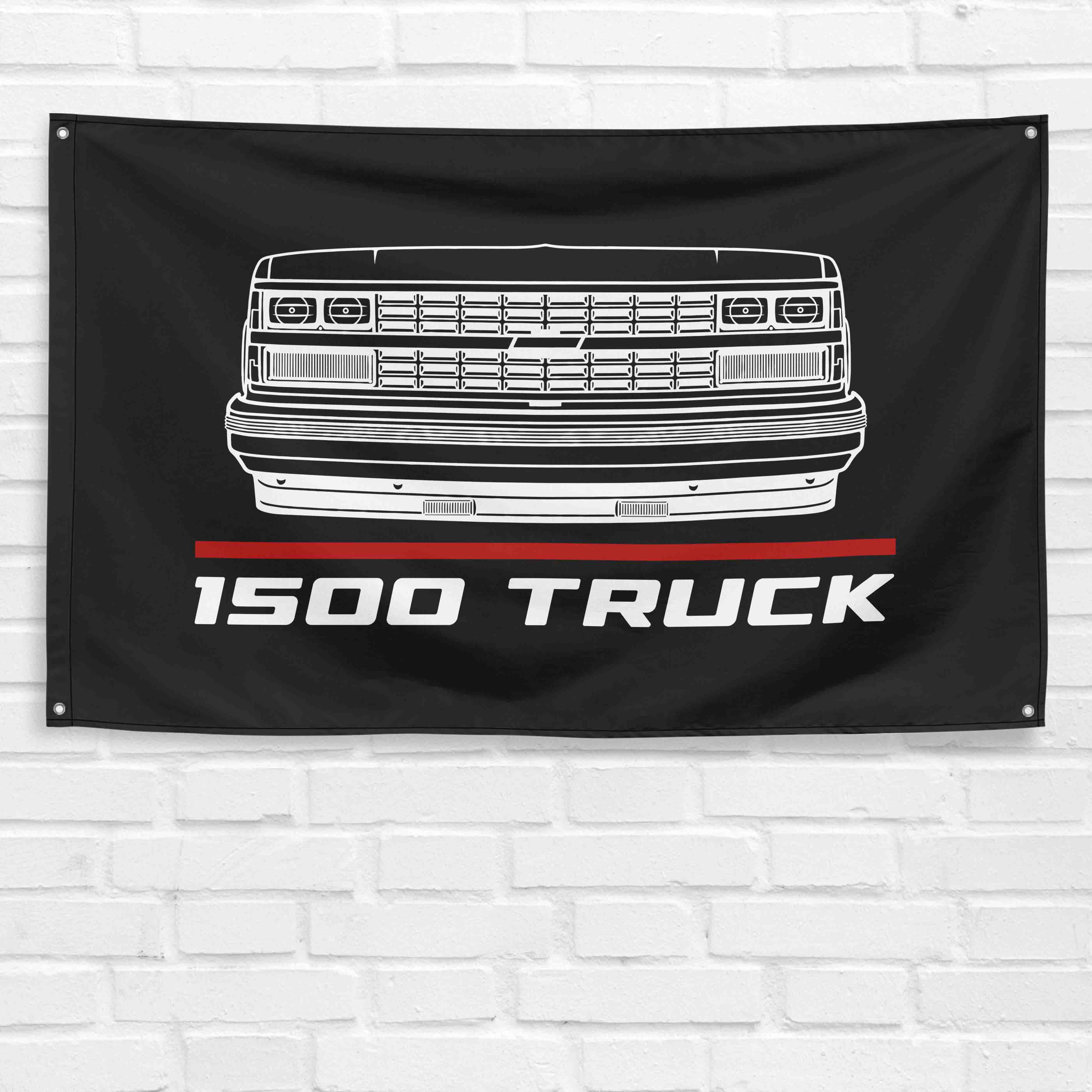 1500 Truck Nose 1989 3x5 ft Flag Garage Wall Decor Birthday Gift Banner