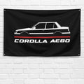 Corolla AE80 1983-1986 3x5 ft Flag Garage Wall Decor Birthday Gift Banner