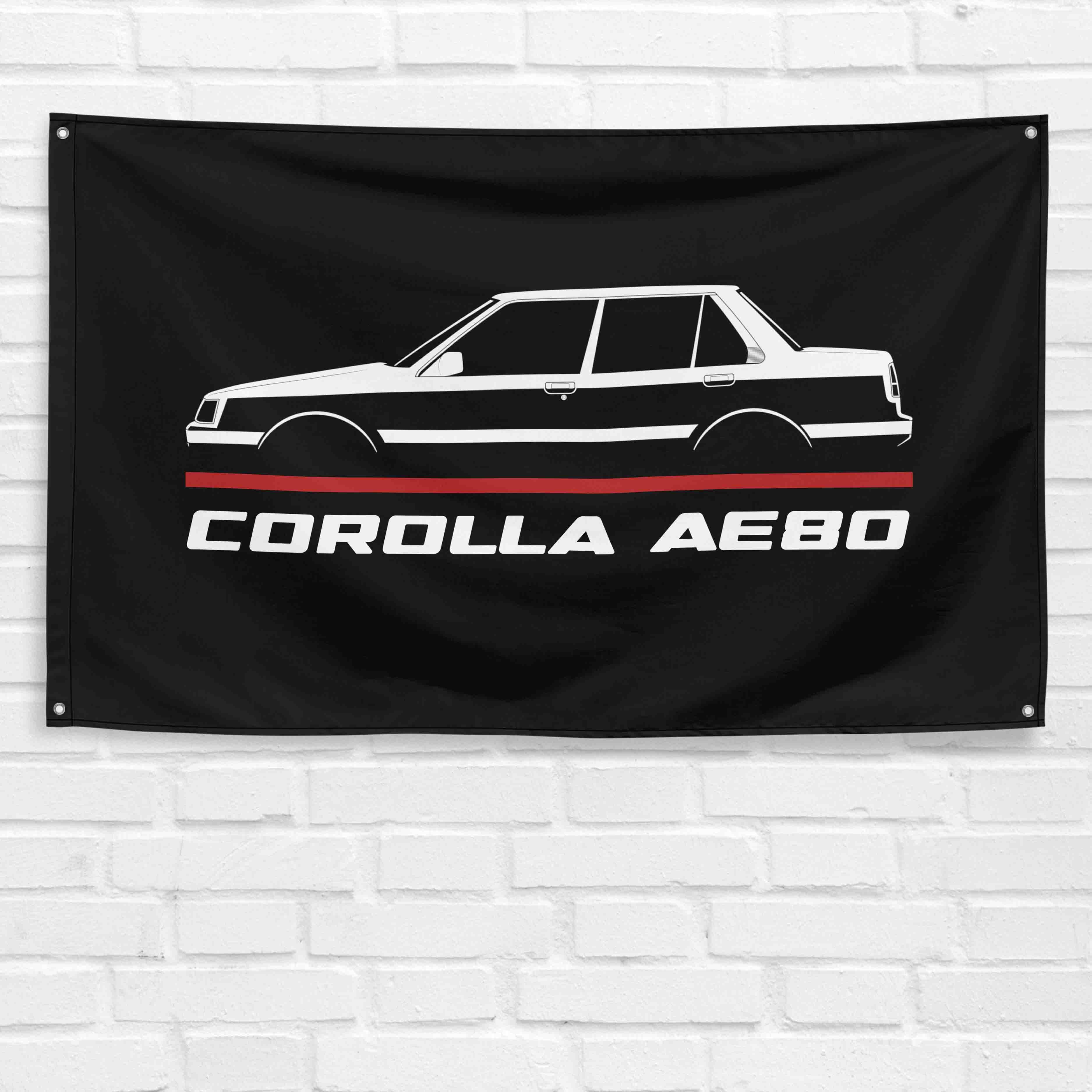 Corolla AE80 1983-1986 3x5 ft Flag Garage Wall Decor Birthday Gift Banner