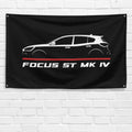 Focus ST Mk IV 2015-2018 3x5 ft Flag Garage Wall Decor Birthday Gift Banner