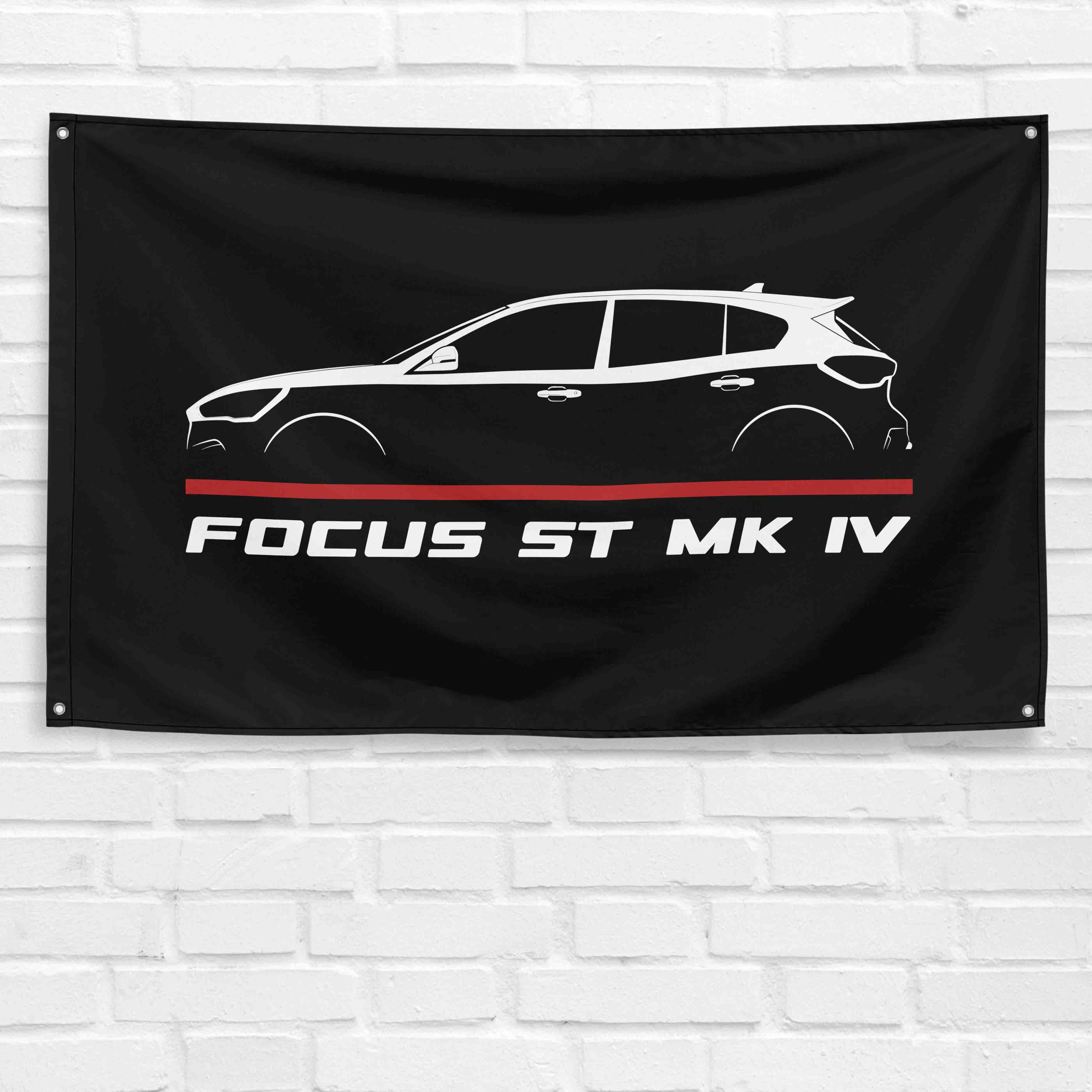 Focus ST Mk IV 2015-2018 3x5 ft Flag Garage Wall Decor Birthday Gift Banner