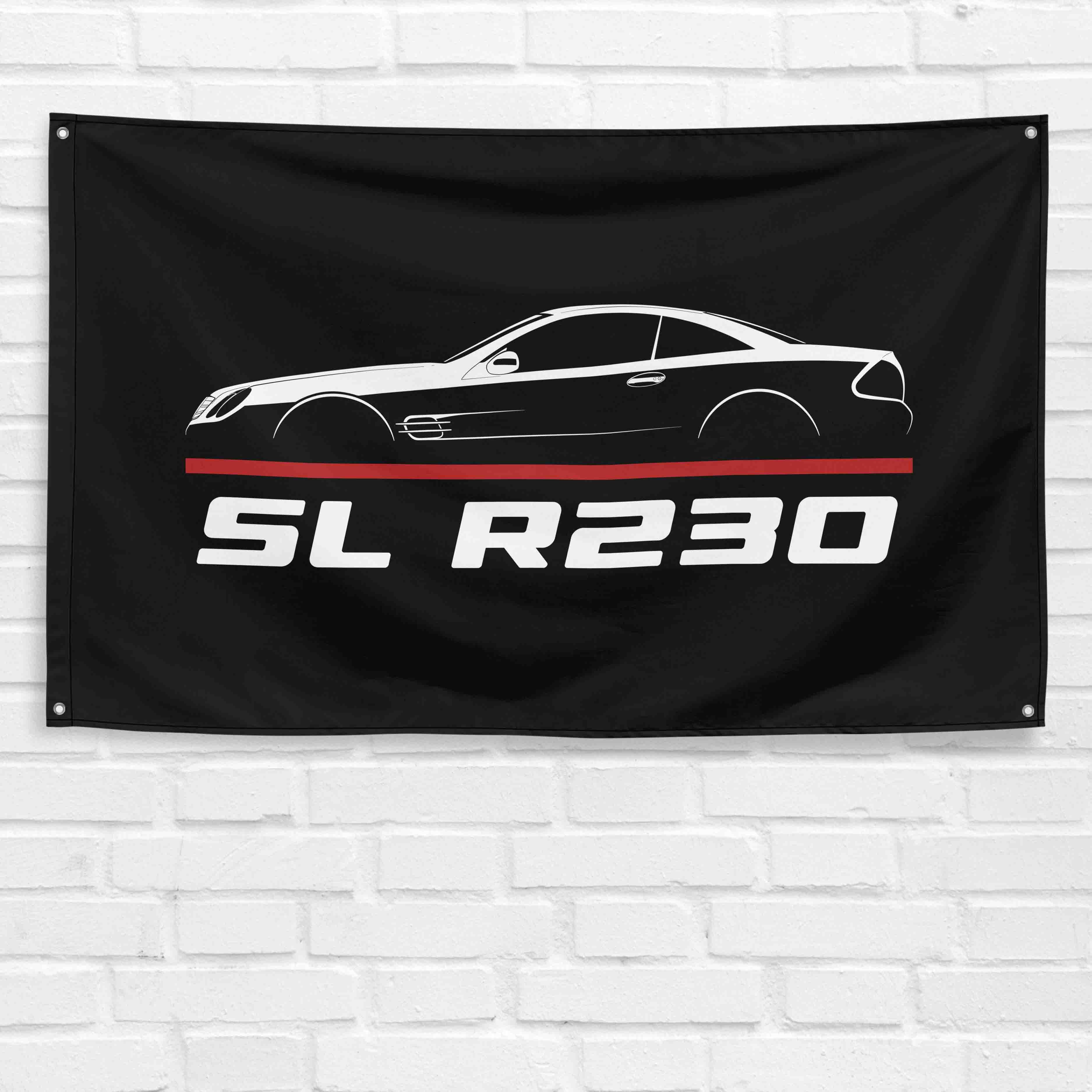 SL Hardtop R230 2001-2008 3x5 ft Flag Garage Wall Decor Birthday Gift Banner