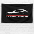 UX 250h F-Sport 2018-2022 3x5 ft Flag Garage Wall Decor Birthday Gift Banner