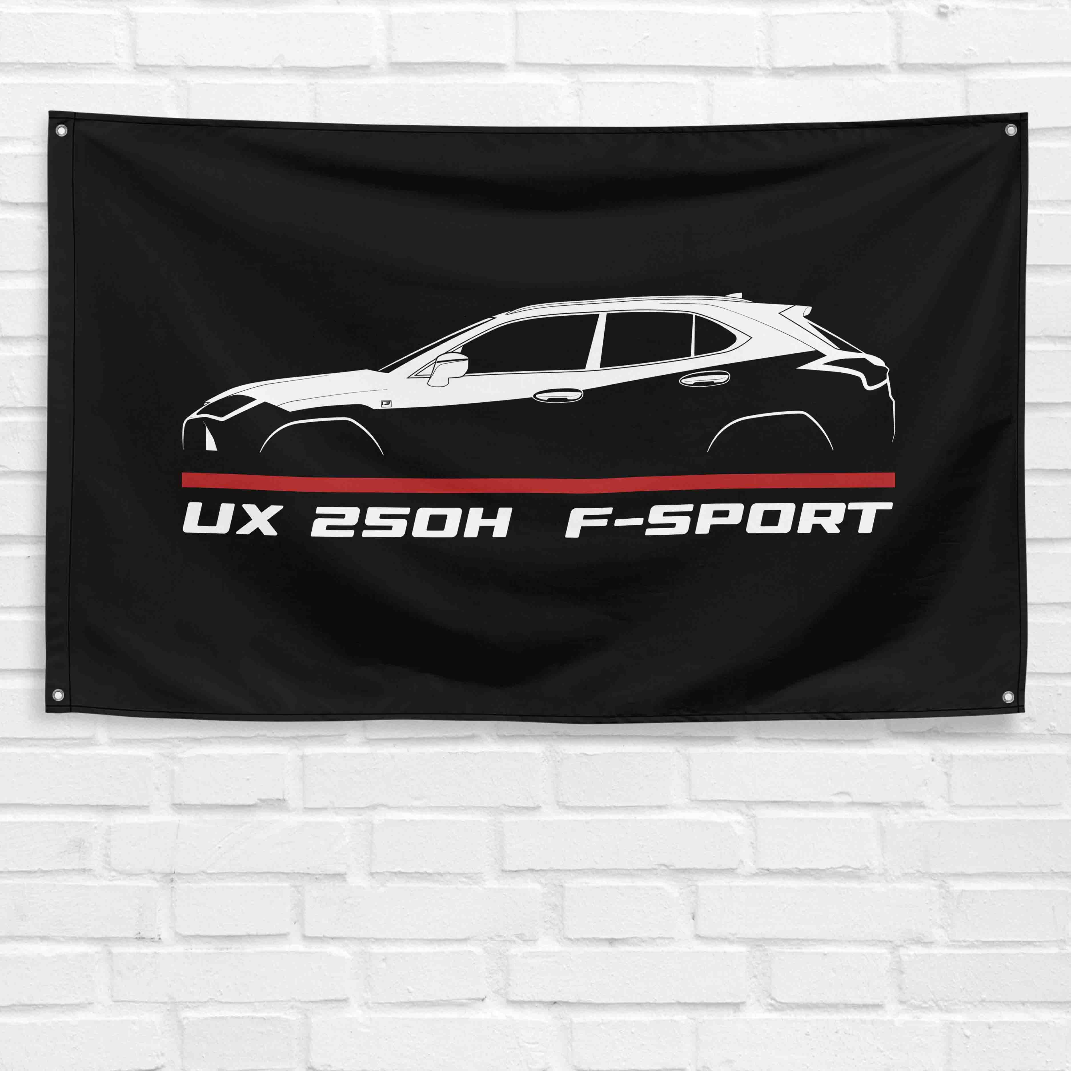 UX 250h F-Sport 2018-2022 3x5 ft Flag Garage Wall Decor Birthday Gift Banner