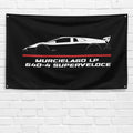 Murcielago LP 640-4 SuperVeloce 2009-2010 3x5 ft Flag Garage Wall Decor Banner
