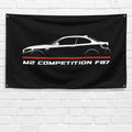 M2 Competition F87 2018-2022 3x5 ft Flag Garage Wall Decor Birthday Gift Banner