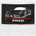 Enzo Supercar 3x5 ft Flag Garage Wall Decor Birthday Gift Banner