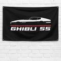 Ghibli SS 1967-1973 3x5 ft Flag Garage Wall Decor Birthday Gift Banner