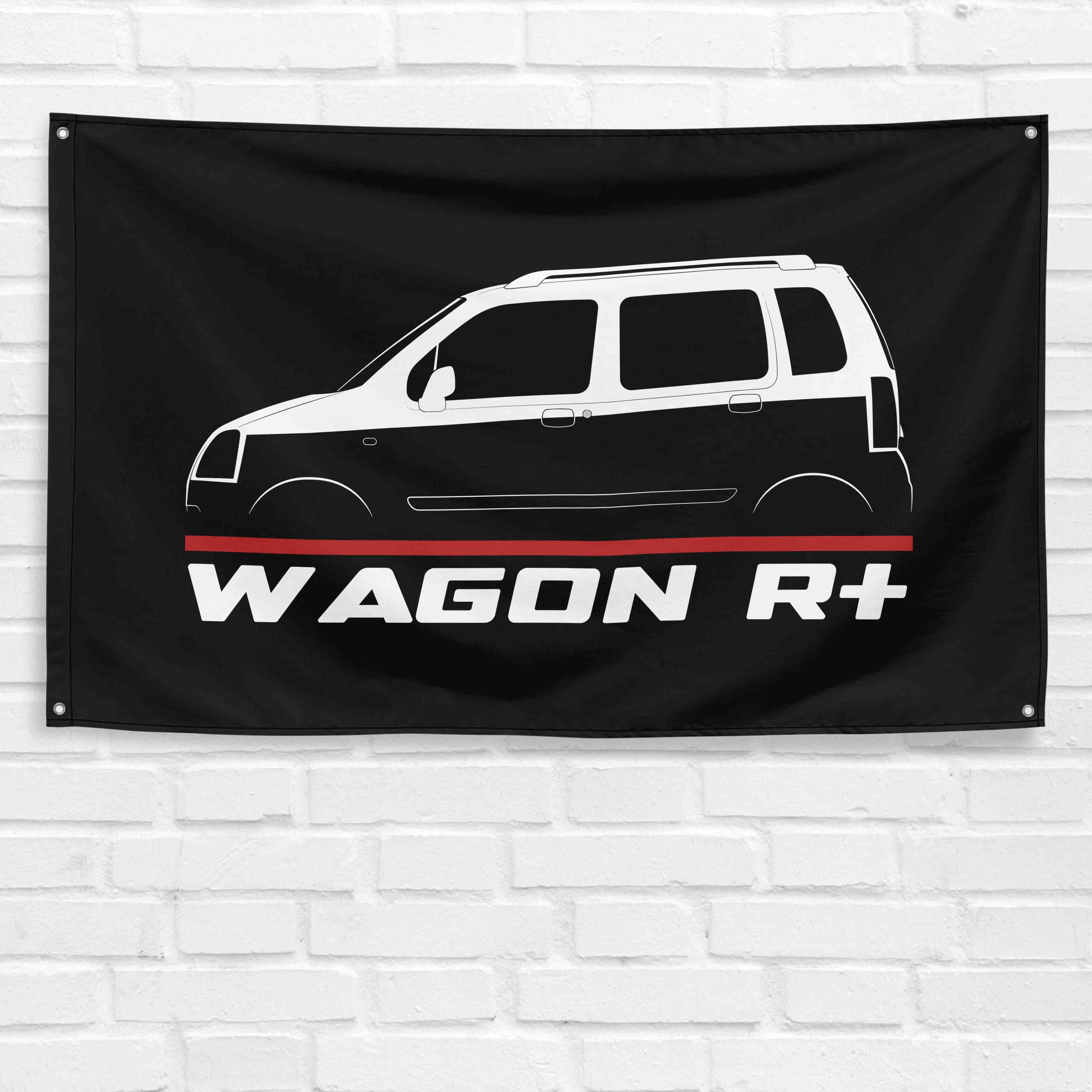 Wagon R+ 2000-2006 3x5 ft Flag Garage Wall Decor Birthday Gift Banner