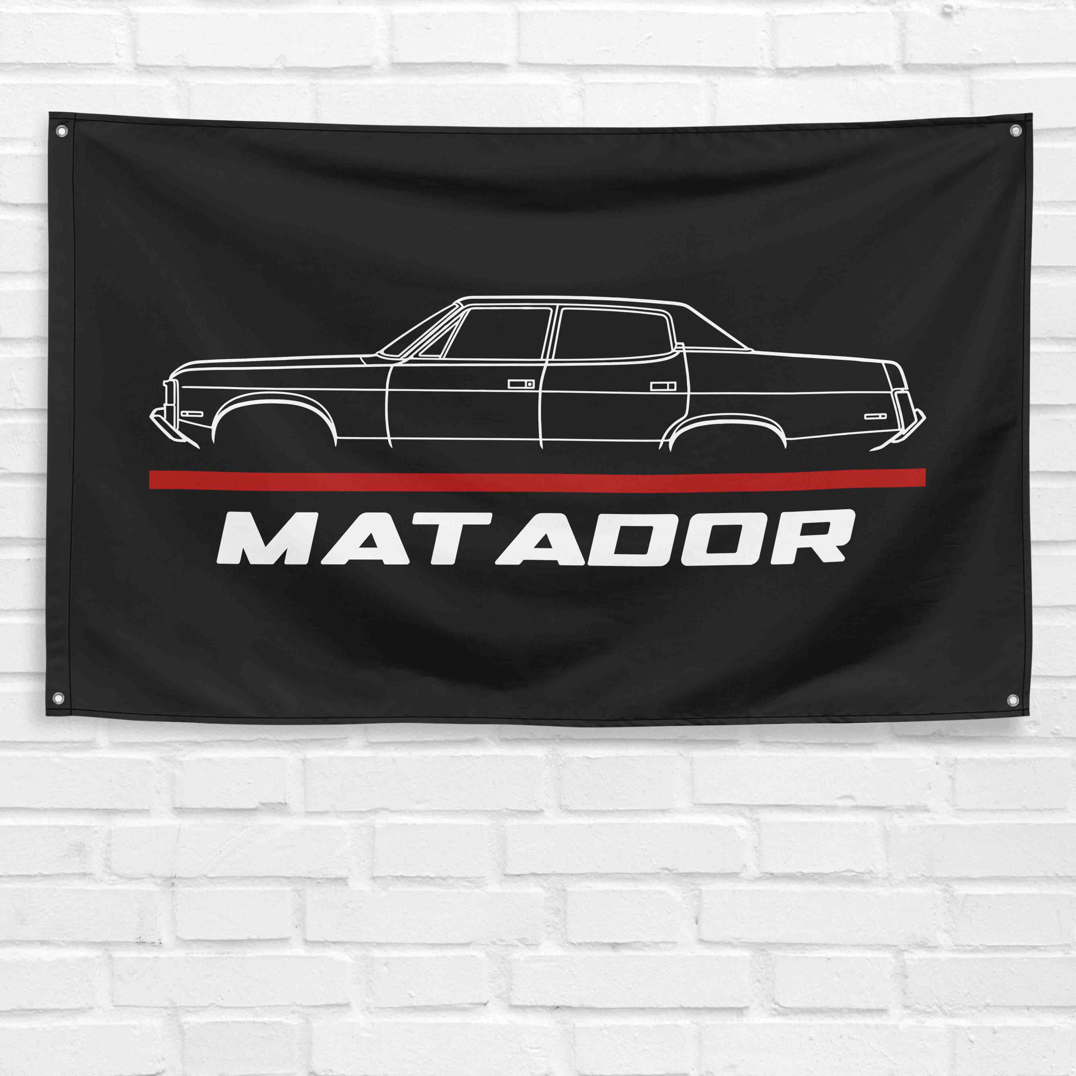Matador 1972 3x5 ft Flag Garage Wall Decor Birthday Gift Banner