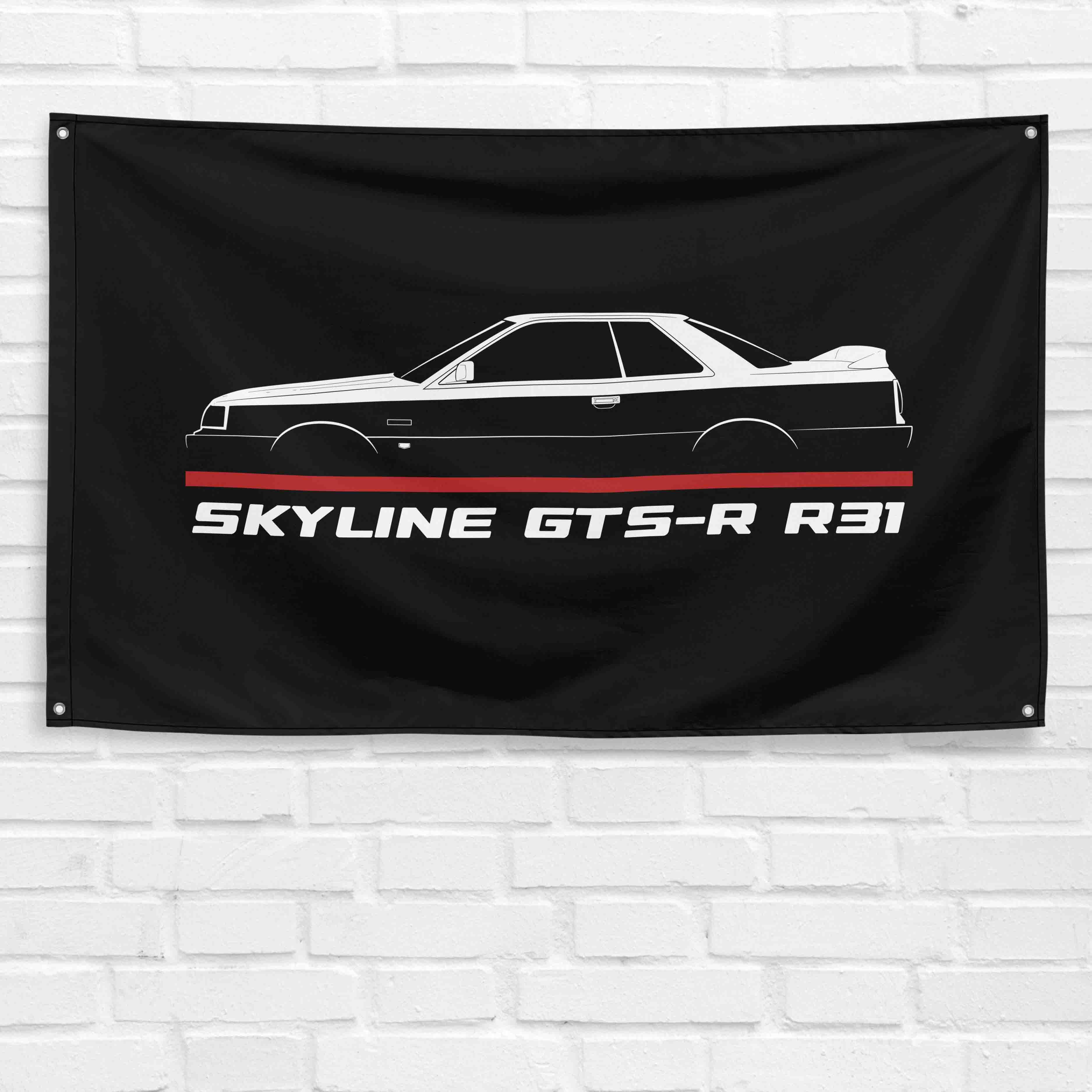 Skyline GTS-R R31 1985-1989 3x5 ft Flag Garage Wall Decor Birthday Gift Banner