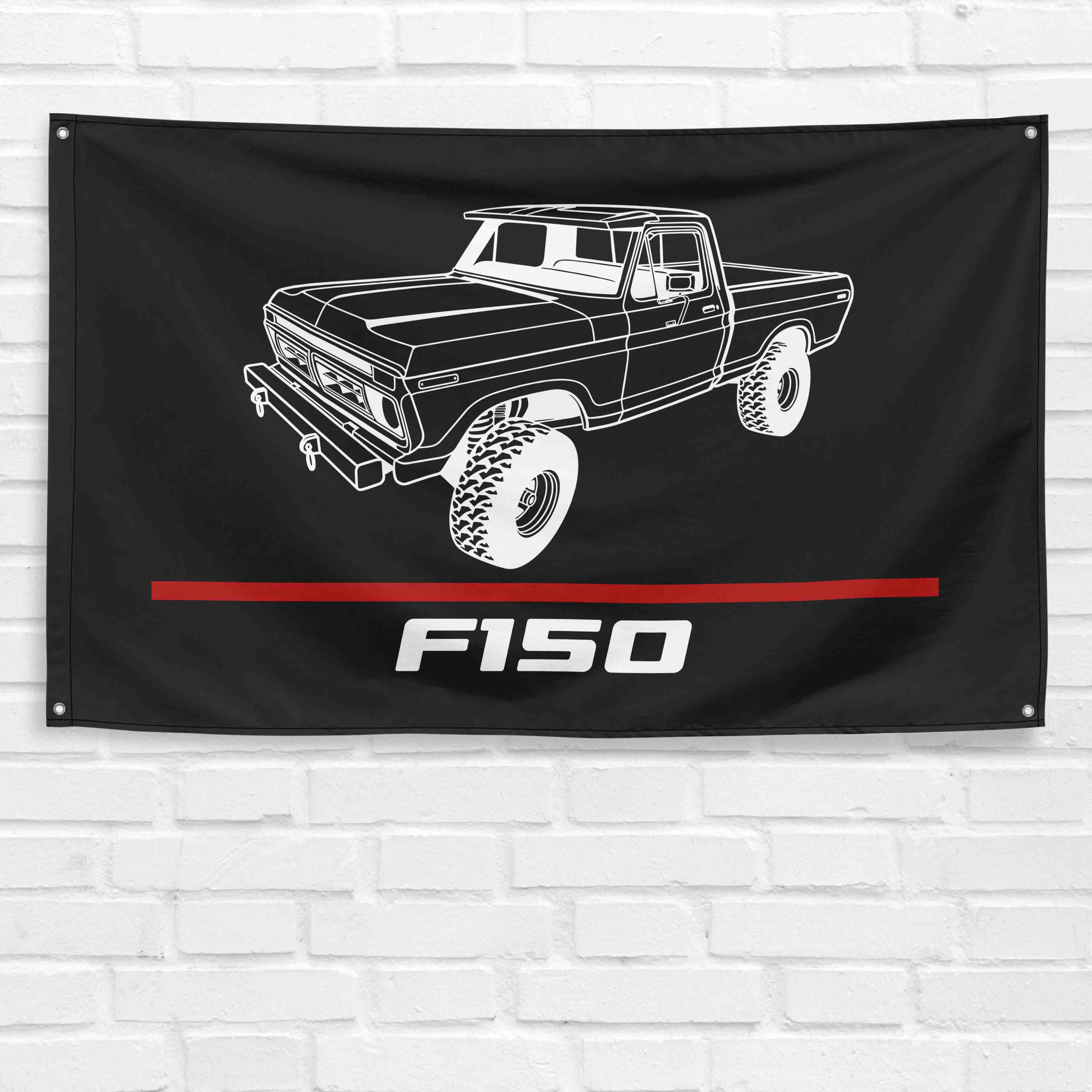 F150 1976 Truck 3x5 ft Flag Garage Wall Decor Birthday Gift Banner