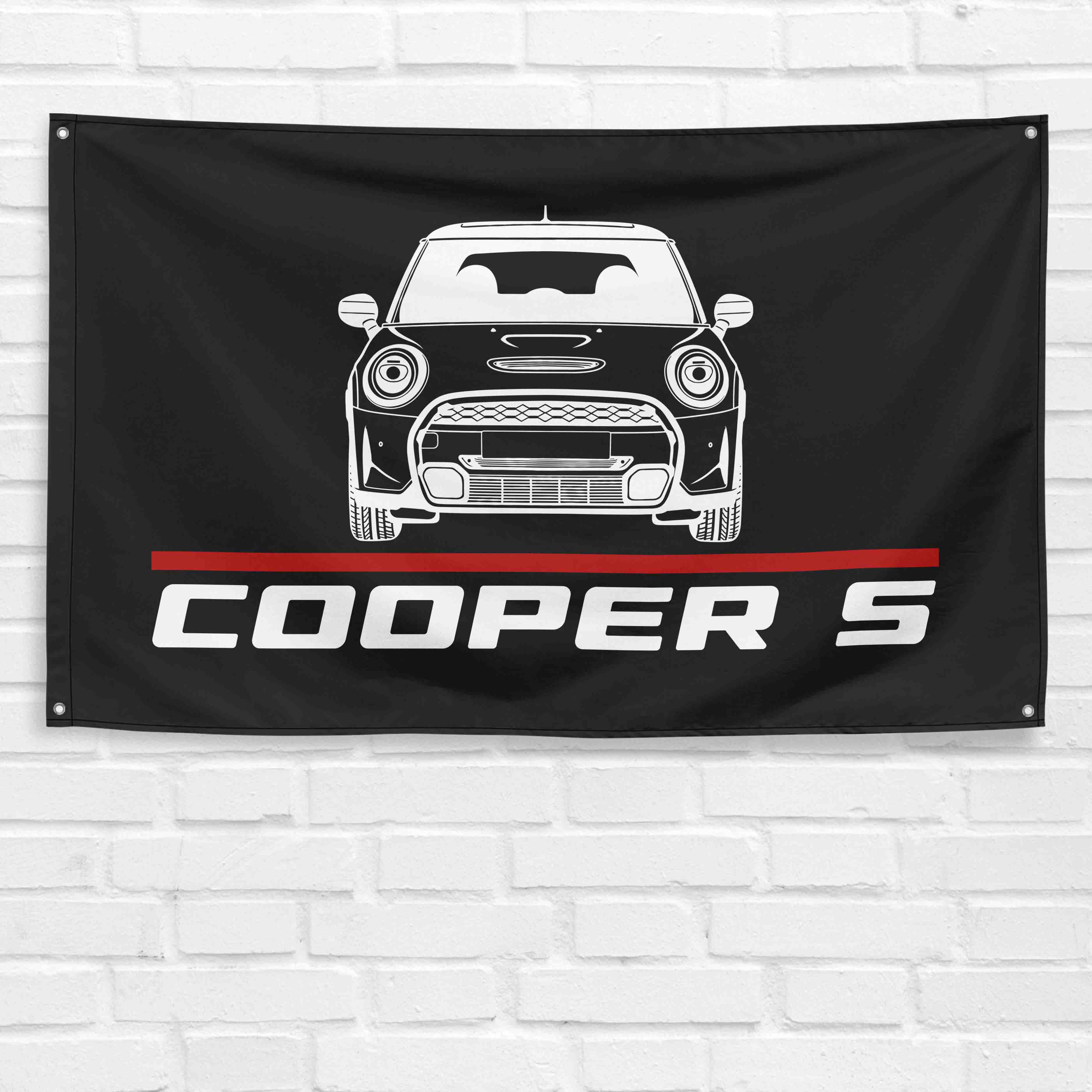 Cooper S 2023 3x5 ft Flag Garage Wall Decor Birthday Gift Banner