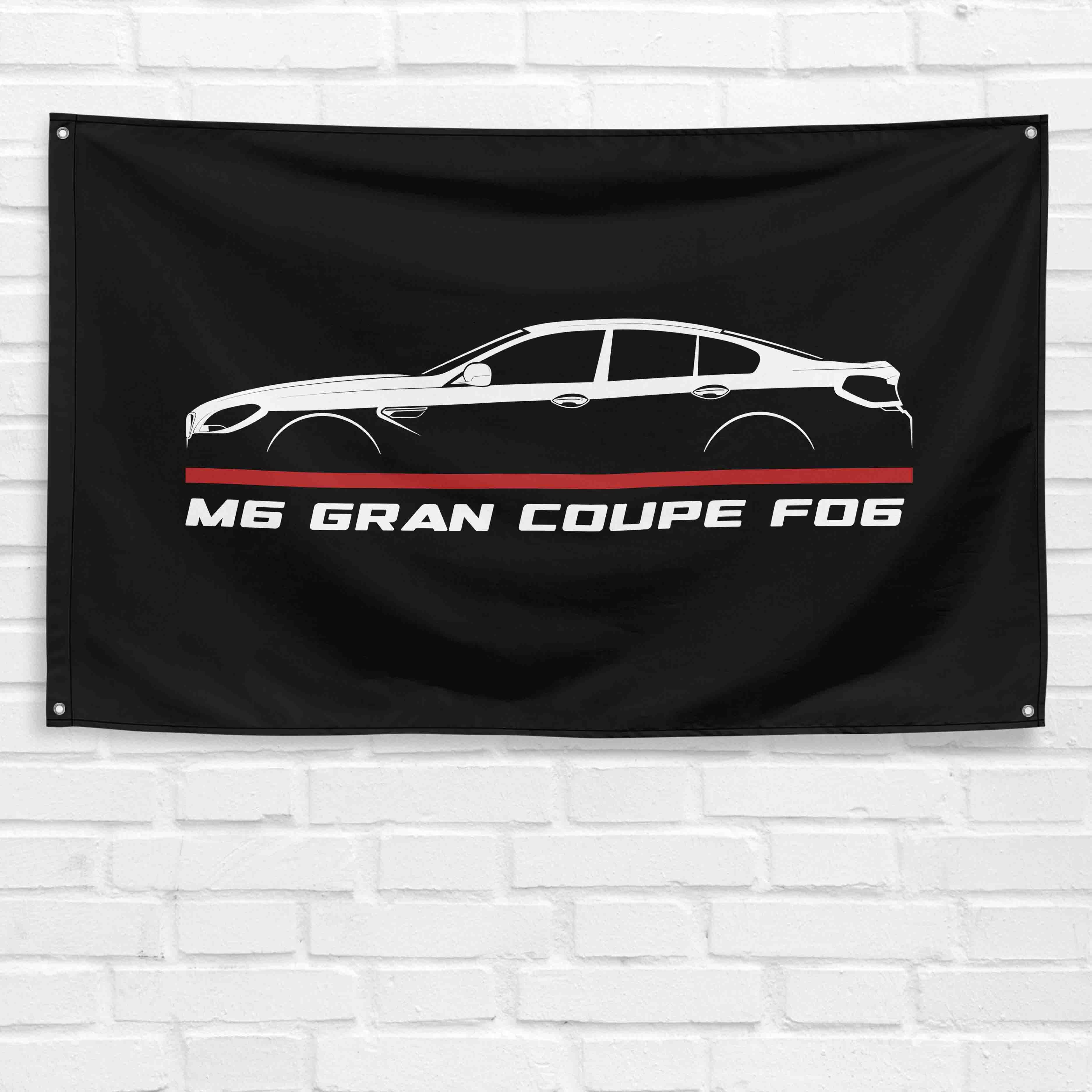 M6 Gran Coupe F06 2013-2015 3x5 ft Flag Garage Wall Decor Birthday Gift Banner