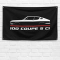 100 Coupe S C1 1970-1976 3x5 ft Flag Garage Wall Decor Birthday Gift Banner
