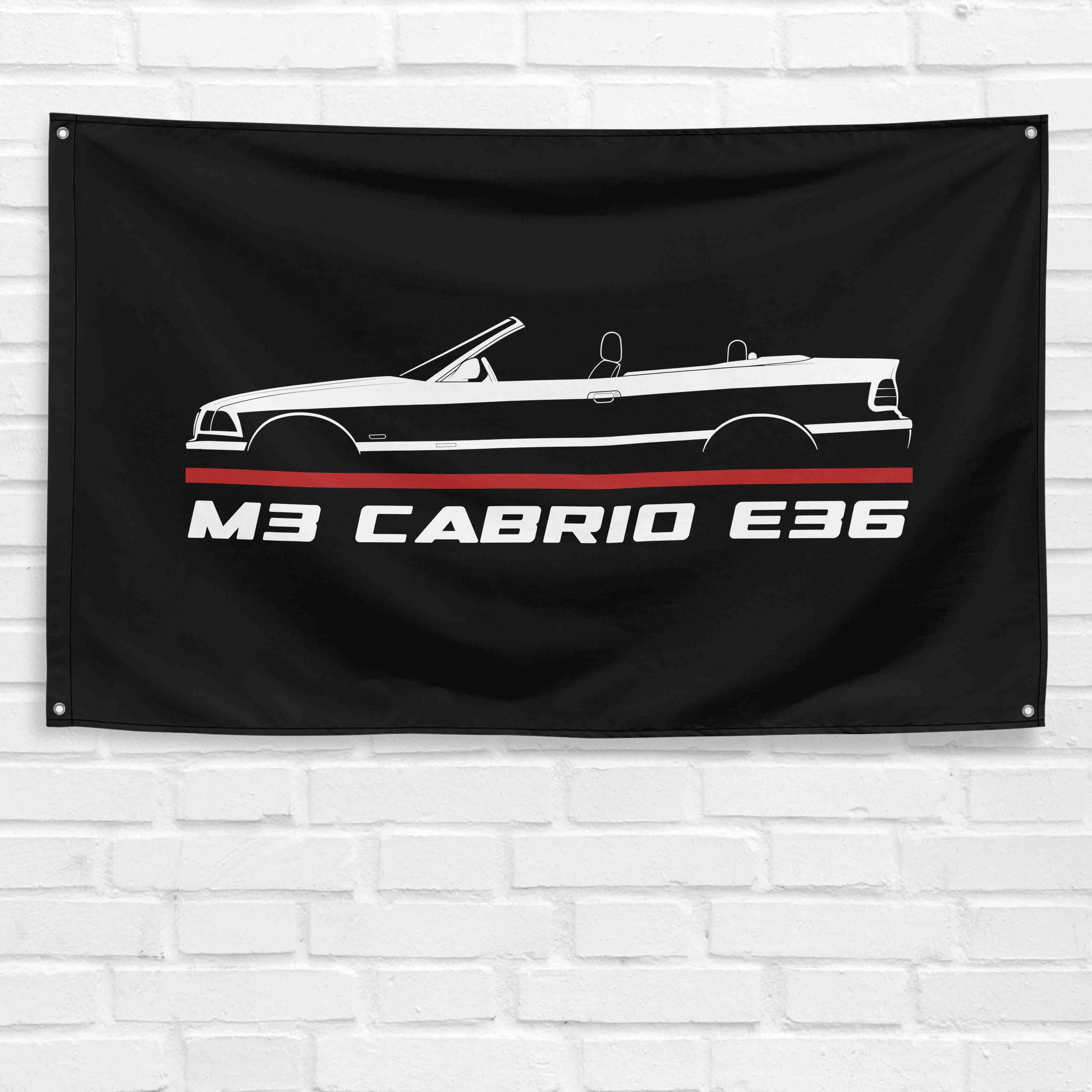 M3 Cabrio E36 1994-1999 3x5 ft Flag Garage Wall Decor Birthday Gift Banner