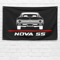 Nova SS 1972 3x5 ft Flag Garage Wall Decor Birthday Gift Banner