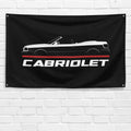 Cabriolet 1991-2000 3x5 ft Flag Garage Wall Decor Birthday Gift Banner