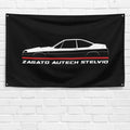 Zagato Autech Stelvio 1989-1991 3x5 ft Flag Garage Wall Decor Banner