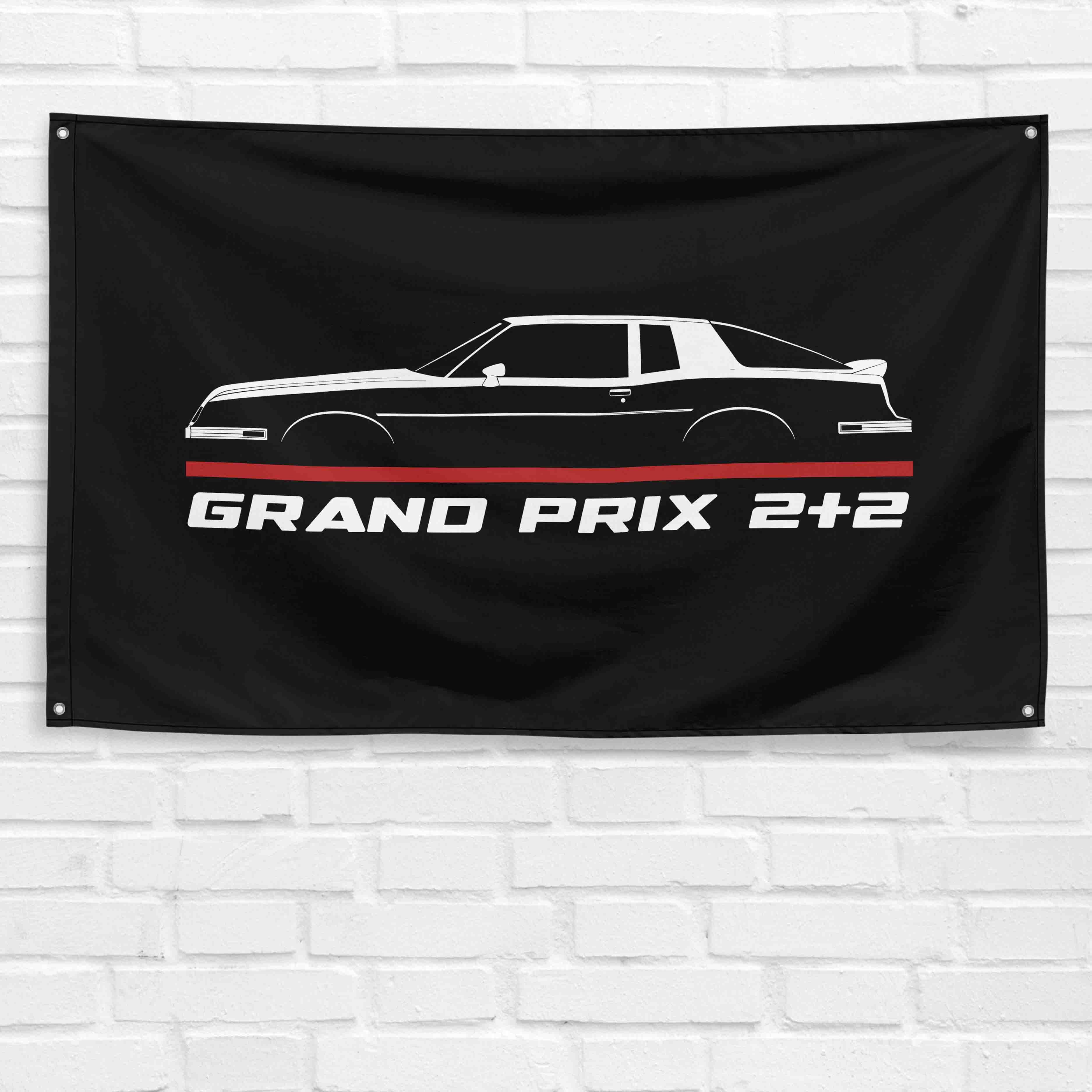 Grand Prix 2+2 1986 3x5 ft Flag Garage Wall Decor Birthday Gift Banner