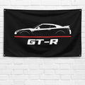 GT-R 2007-2012 3x5 ft Flag Garage Wall Decor Birthday Gift Banner