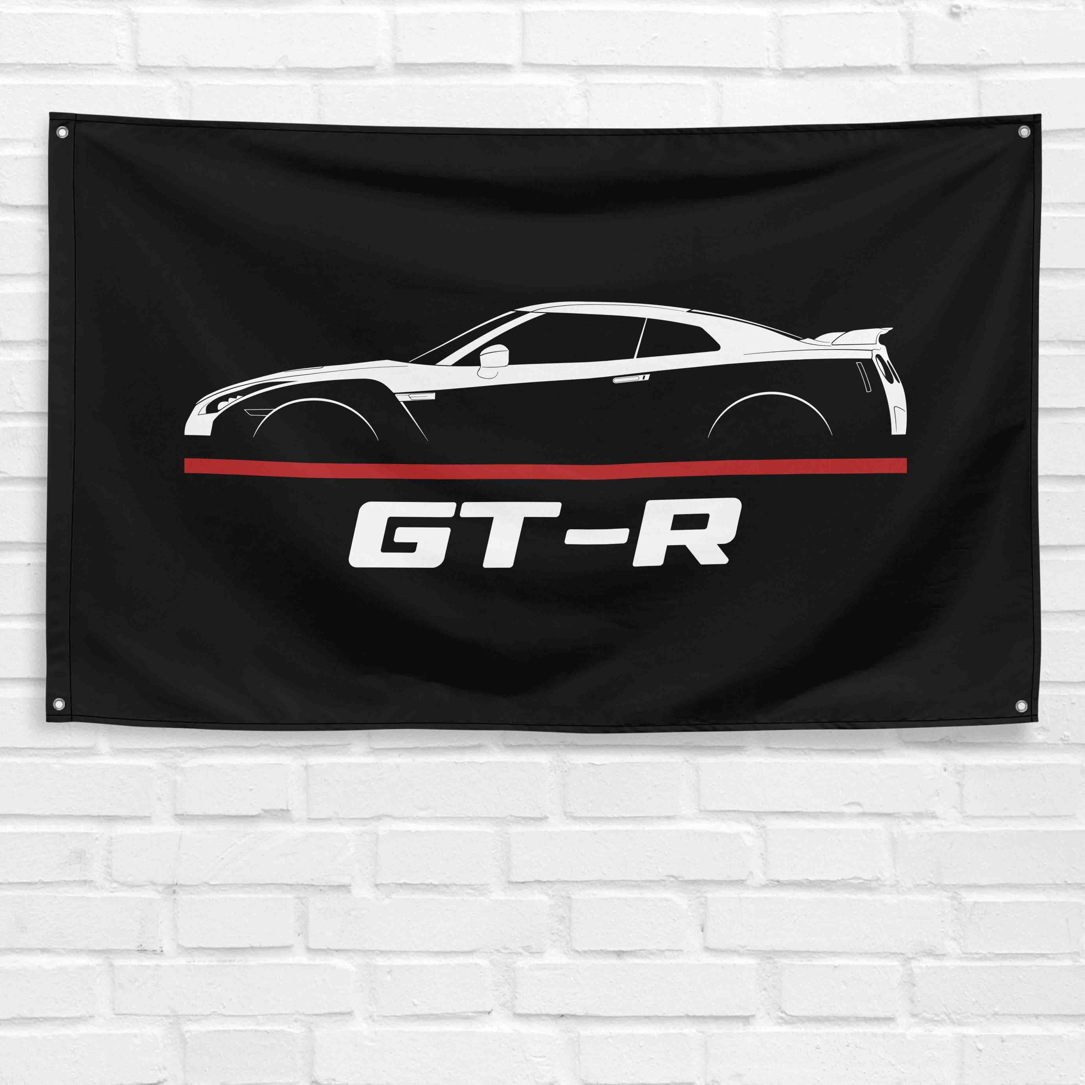 GT-R 2007-2012 3x5 ft Flag Garage Wall Decor Birthday Gift Banner
