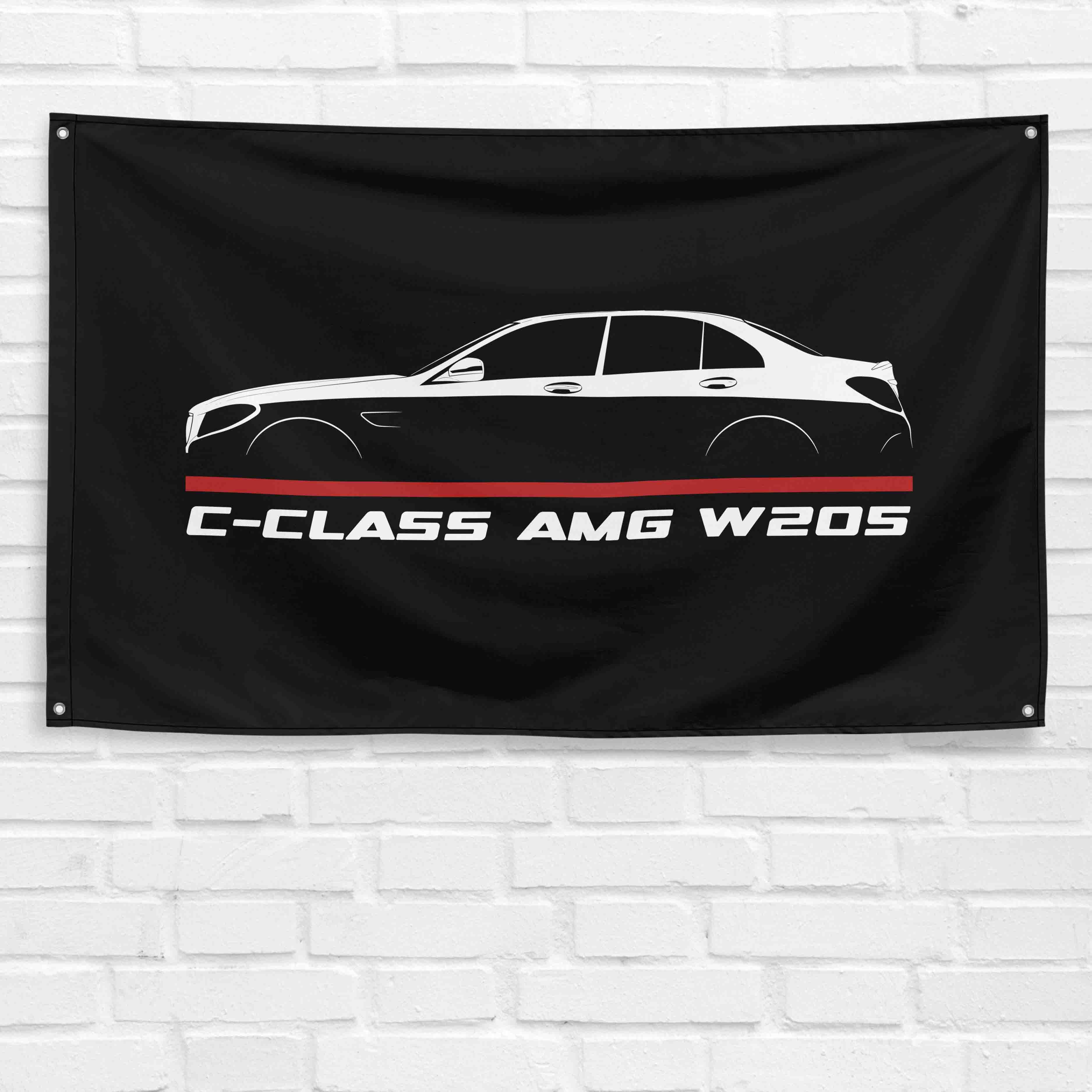 C-Class AMG W205 2018-2022 3x5 ft Flag Garage Wall Decor Birthday Gift Banner